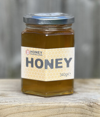 Runny Honey from Essex - Straight from the Hive - 340g Jar