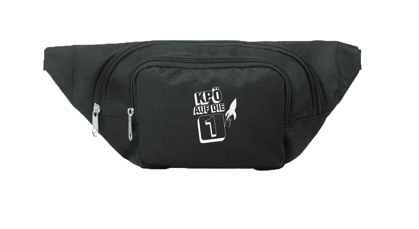 Bauchtasche &quot;KPÖ auf die 1&quot;