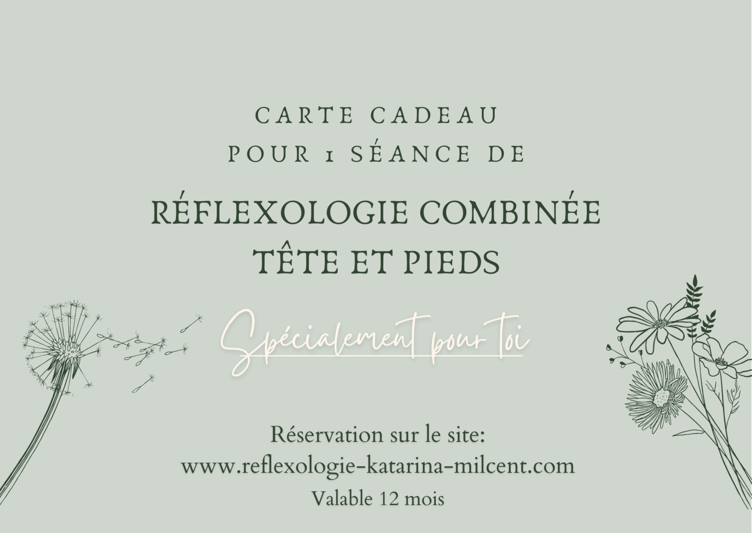 Réflexologie plantaire et facio-crânienne (pieds, tête et visage)