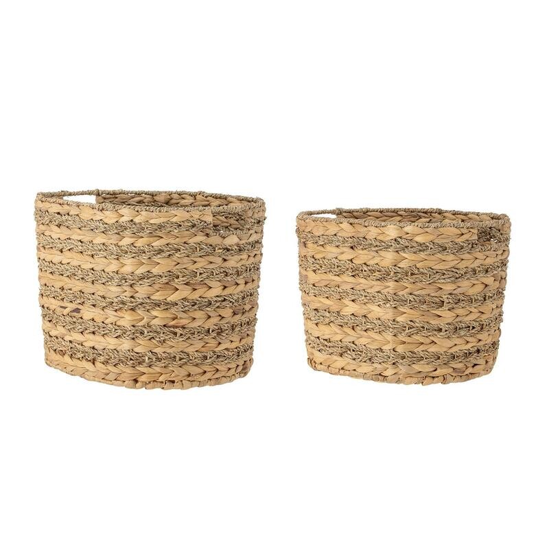 Woven Water Hyacinth Basket