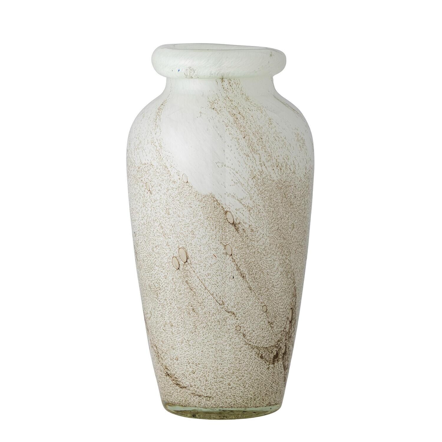 White Glass Vase