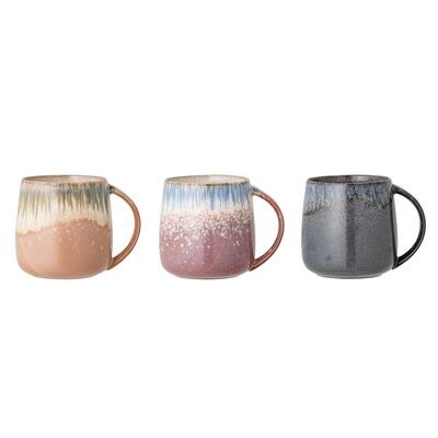 Cloe Mug, Peach, Stoneware