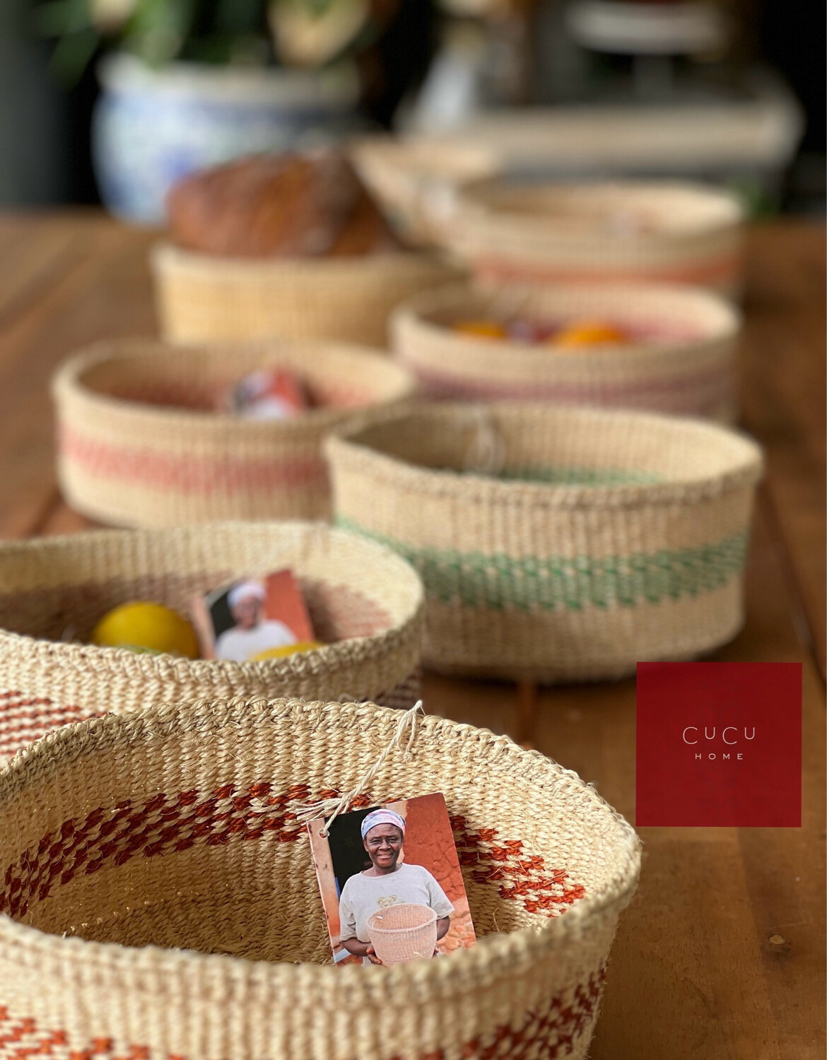 MKATE Sisal Bread Basket