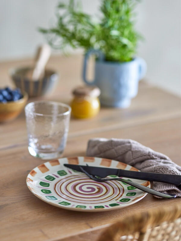 Shama Plate Green