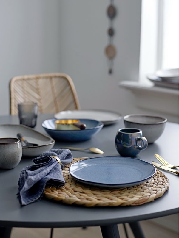 Sandrine Bowl, Blue, Stoneware