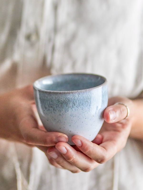 Paula Cup, Blue, Stoneware
