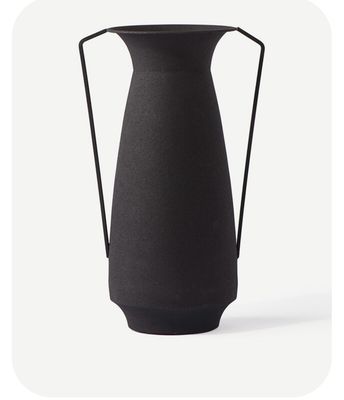 Roman Vase D Black