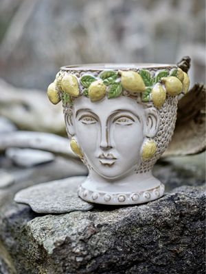 Limone Flowerpot, Stoneware