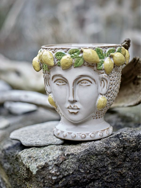 Limone Flowerpot, Stoneware