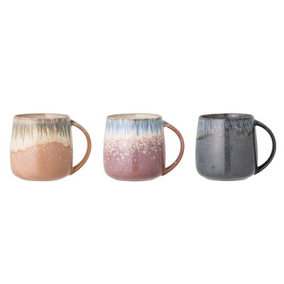 Cloe Mug, Stoneware, Wild Orchid