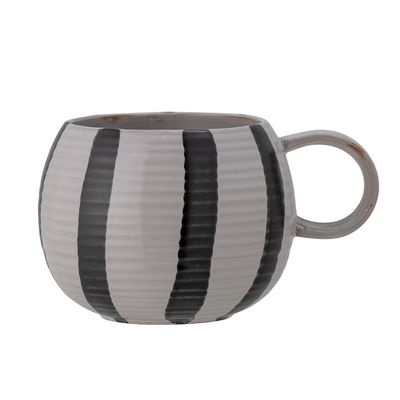 Serina Mug, Black and White, Stoneware