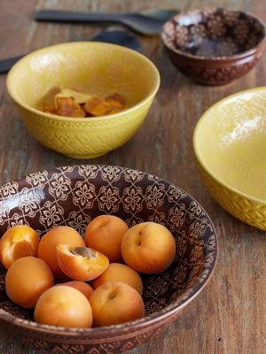 Marsala Bowl, Brown, Stoneware