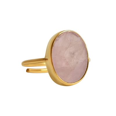 Ring Sue, Rose Quartz