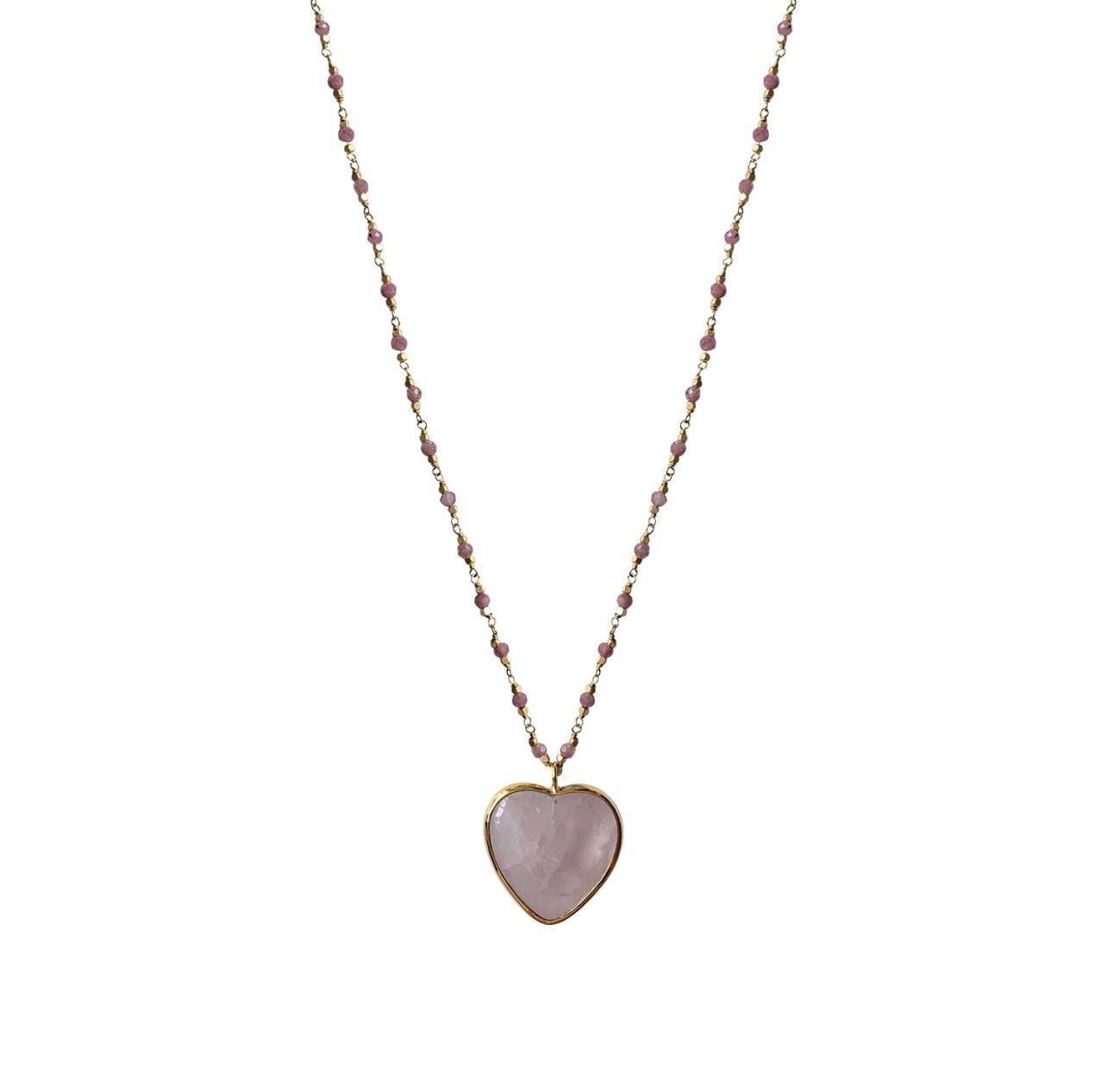 Necklace Rose Heart
