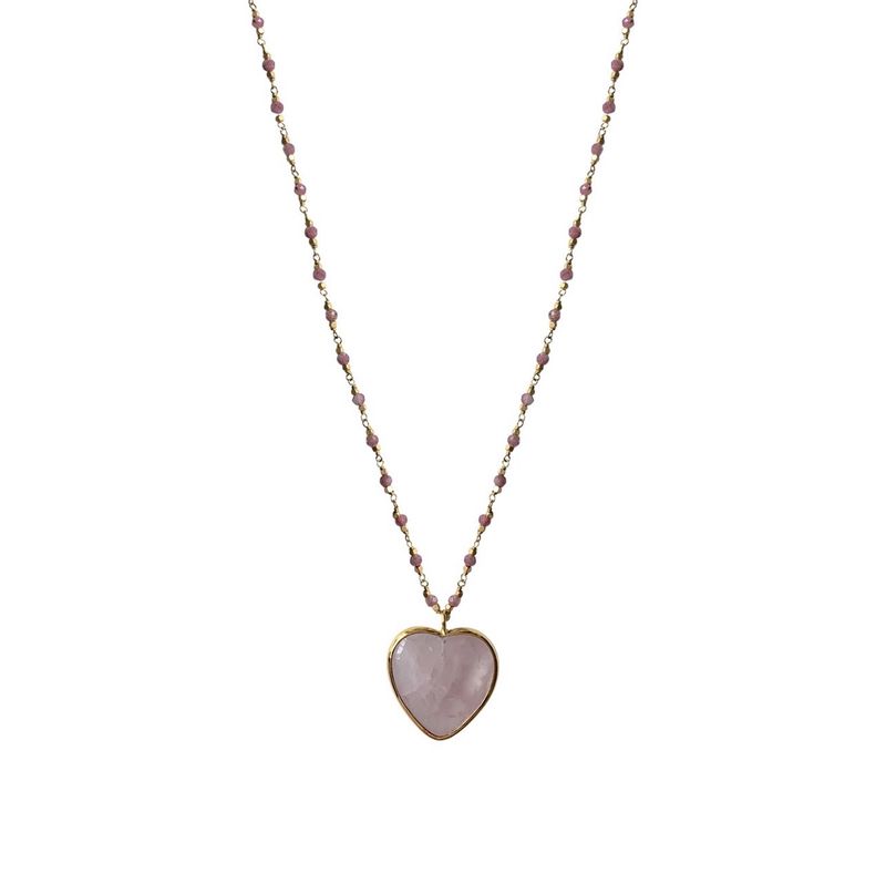 Necklace Rose Heart