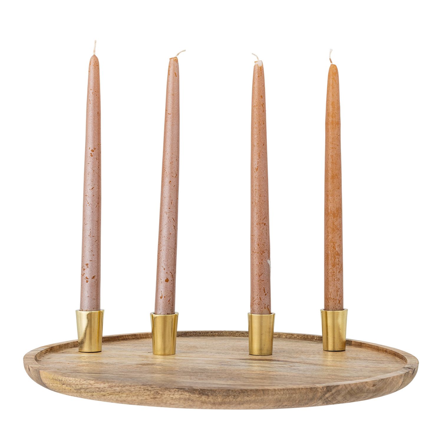 Kanga Candle Holder, Mango Wood