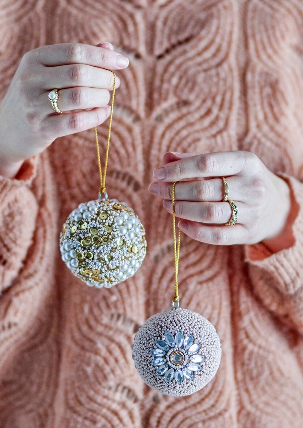 Eleanore Ornament, Glass ( Set Of Two )