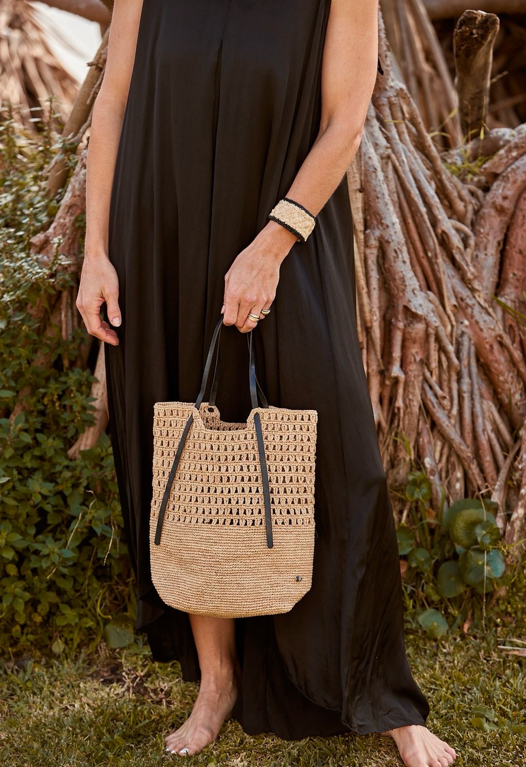 ANDO BAG ( Tea and Natural Leather)