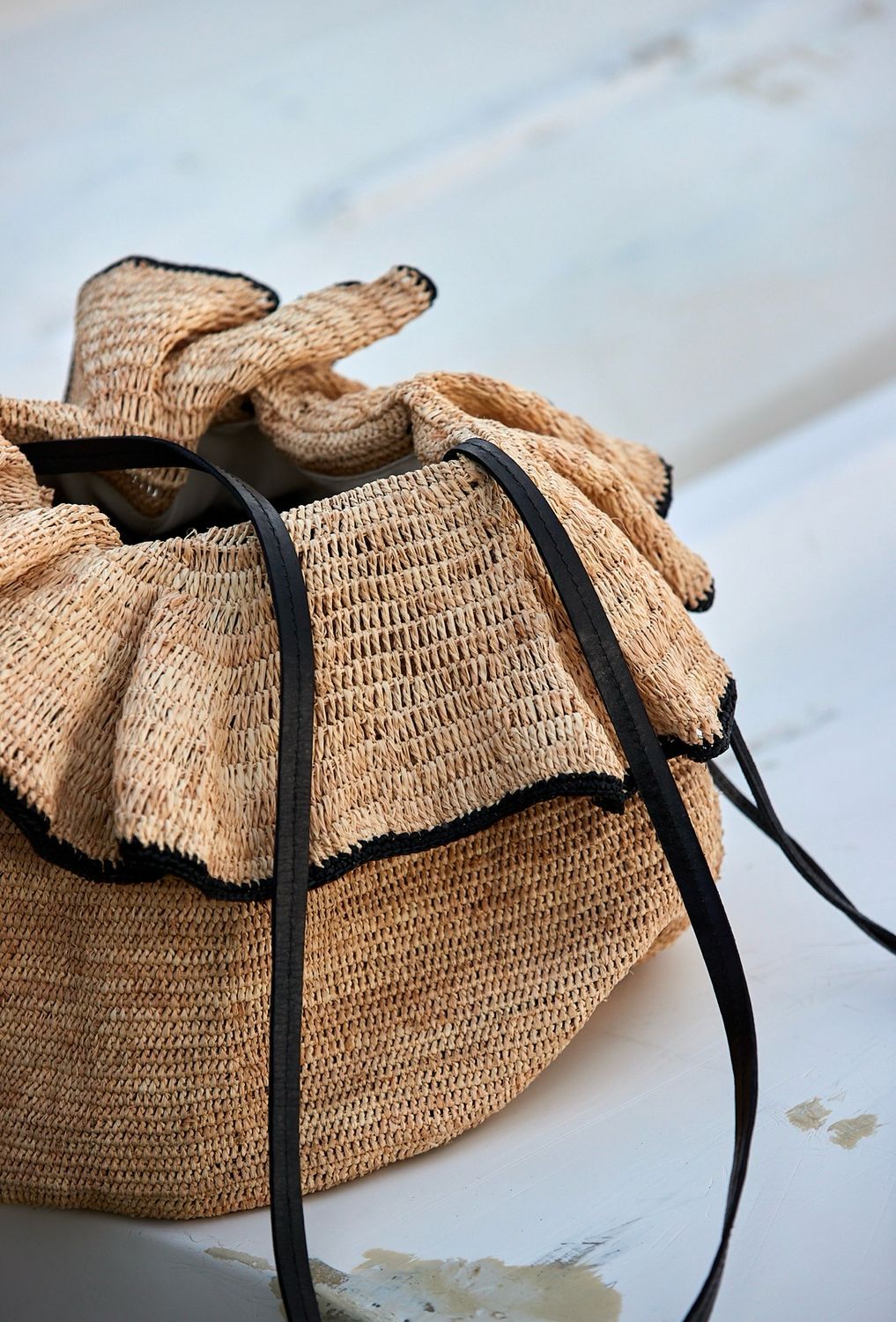 ANDRY BAG Natural and Black