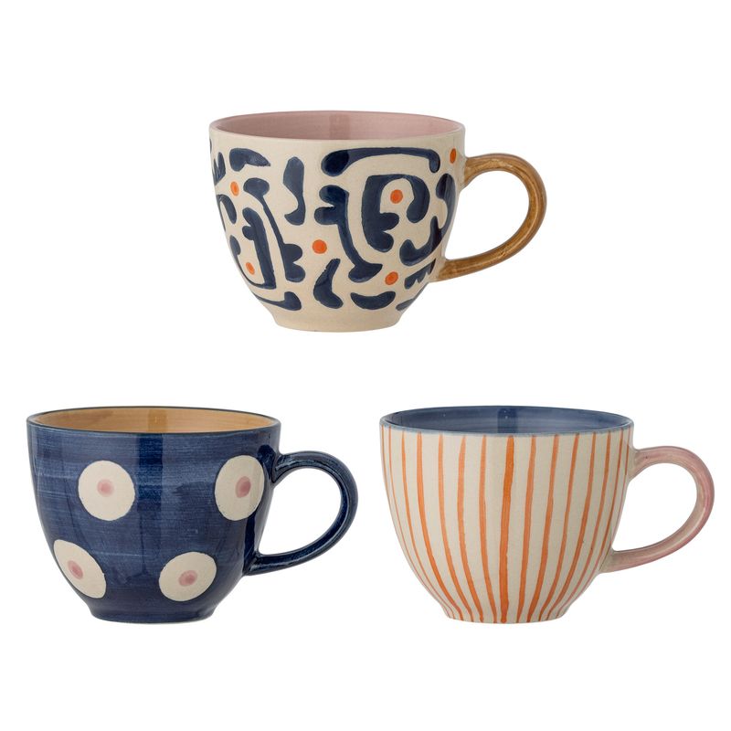 Eviaya cup Abstract blue and white