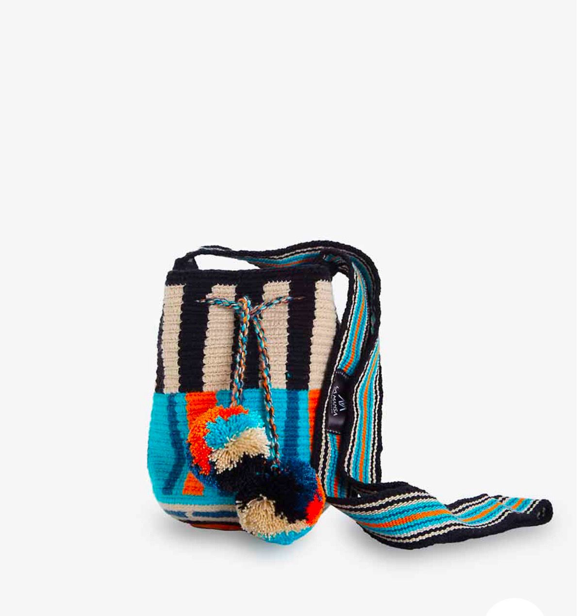 SMALL WAYUU STRIPES TURQUOISE