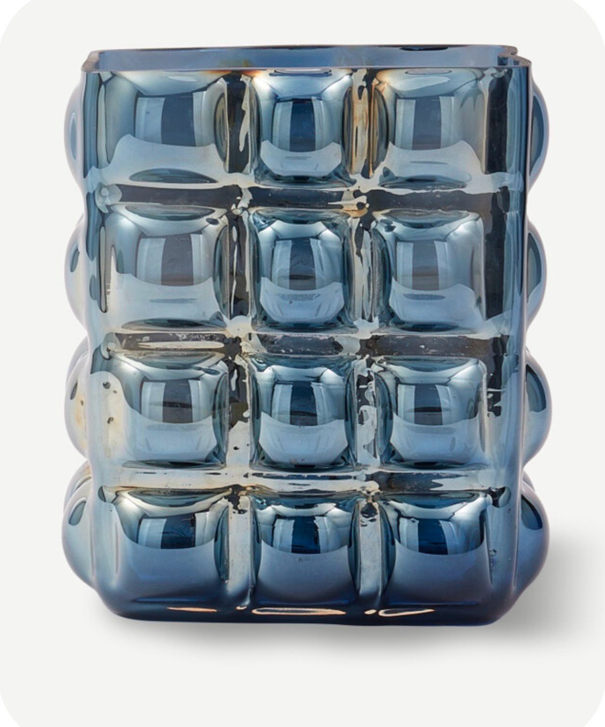  BUBBLE VASE DARK BLUE