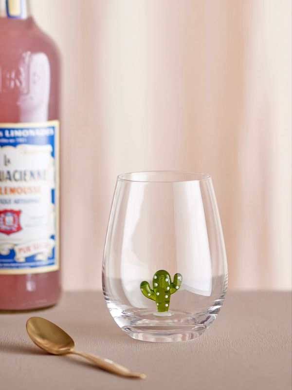 Misa Glass Cactus Deco