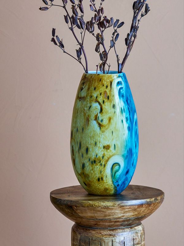 KALIAN VASE, GLASS