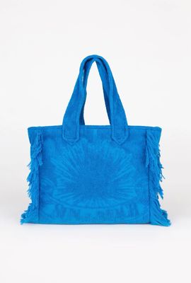 Sun of a Beach Terry Tote Bag, Cousteau
