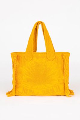 Sun of a Beach Terry Tote Bag, Sunflower