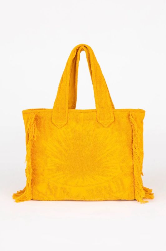 Sun of a Beach Terry Tote Bag, Sunflower