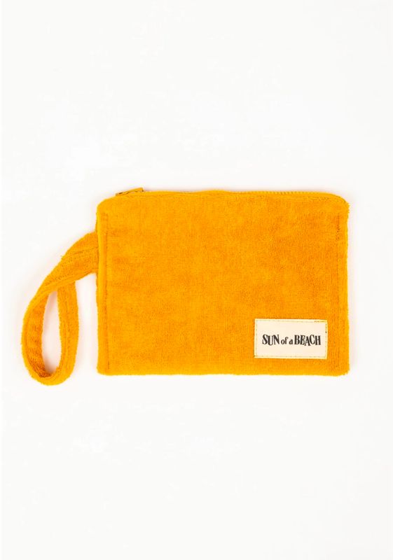 Sun of a Beach Little Waterproof Pouch, Sunflower