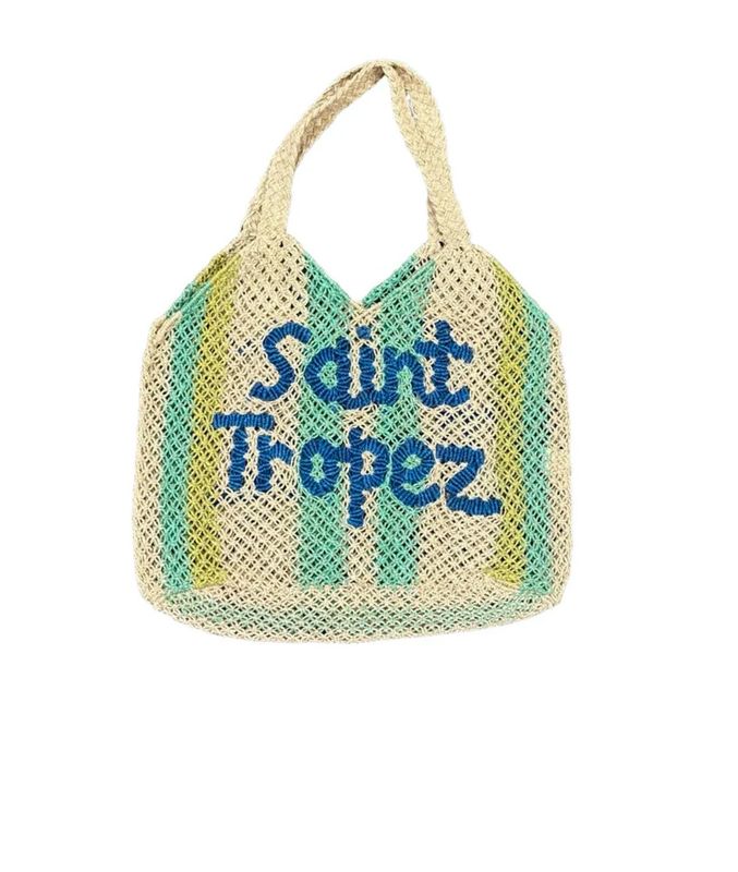 CuCu Handmade Jute Tote, Saint Tropez, 