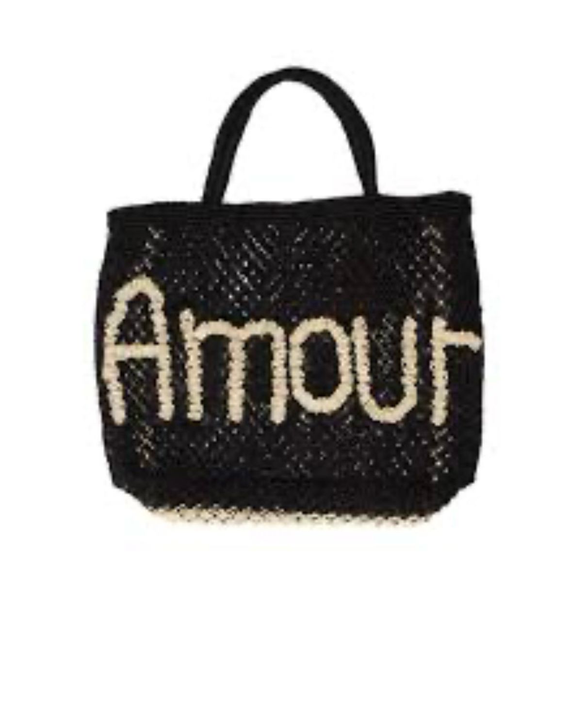 CuCu Handmade Jute Tote, Amour