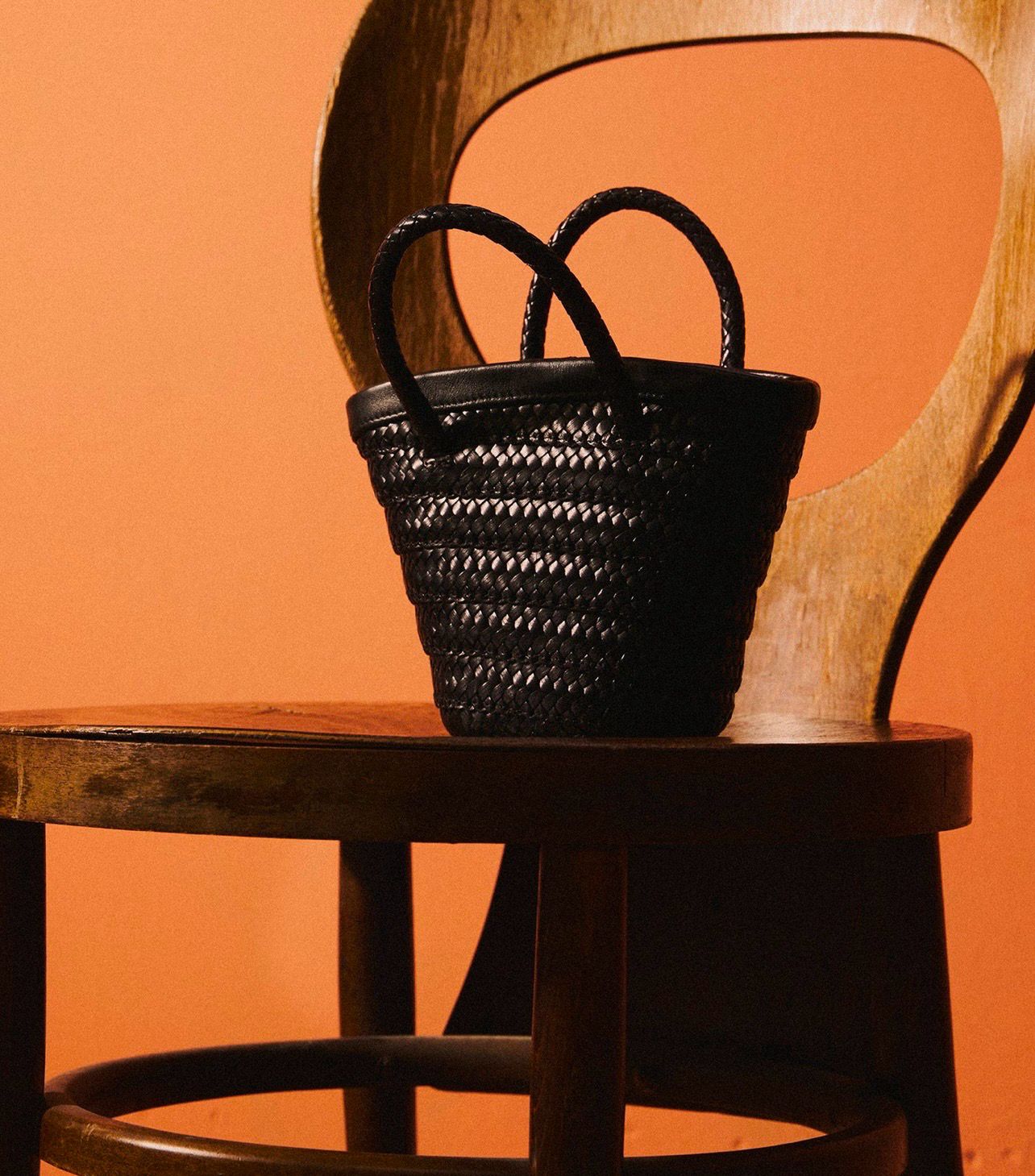 Maya Cuir Mini Black