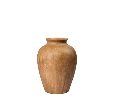 UMA  VASE 40 Rustic Light Brown