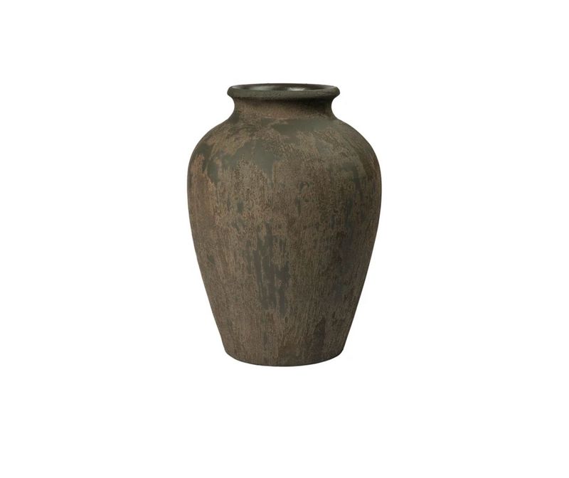 Uma Vase 40  Rustic Dark Brown