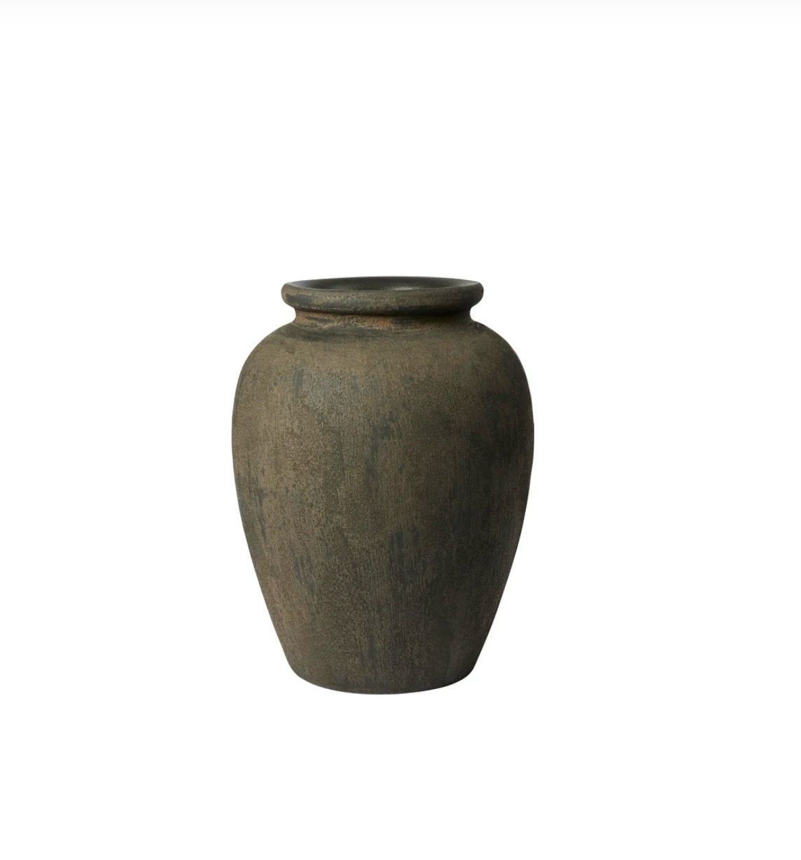 Uma Vase 30 Rustic Dark Brown