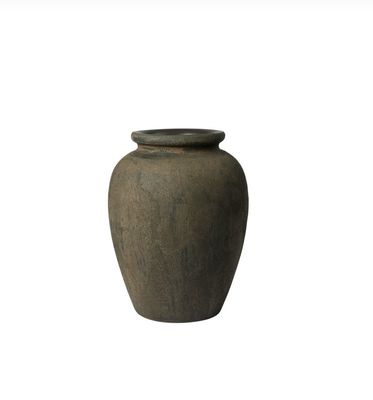 Uma Vase 30 Rustic Dark Brown