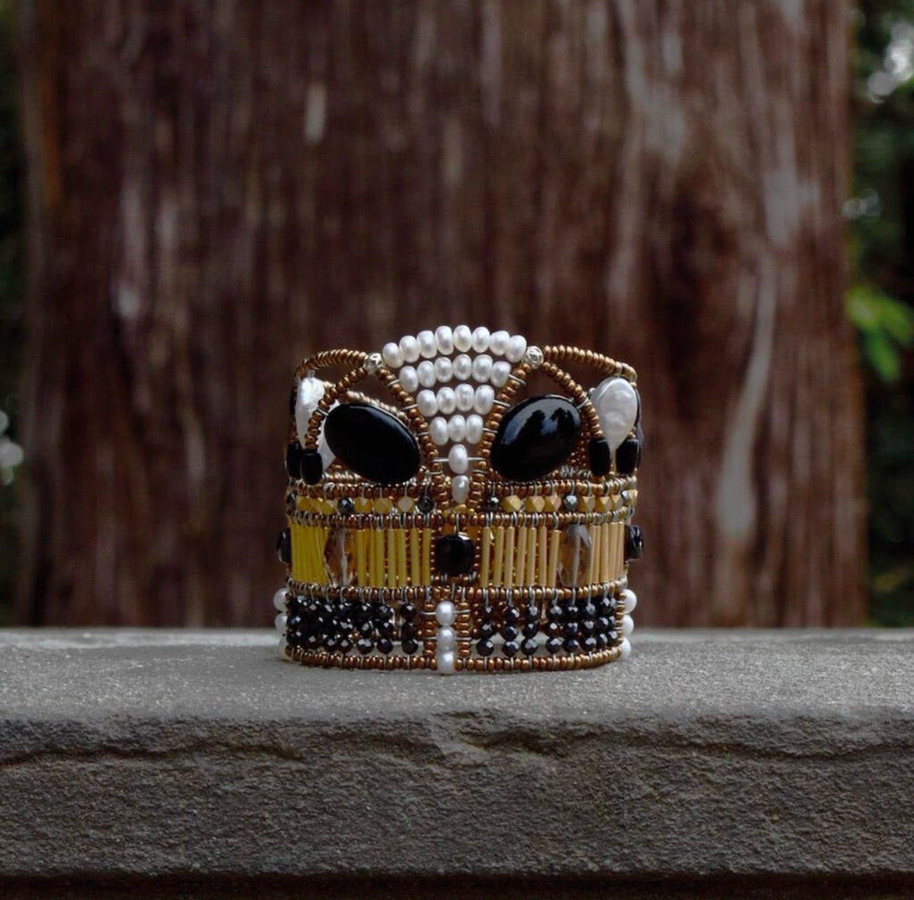 Bracelet Doree Black