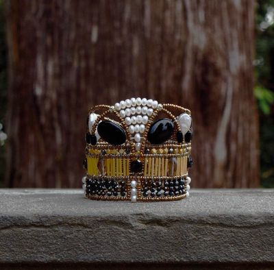 Bracelet Doree Black