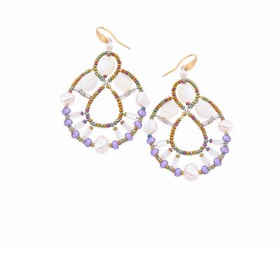 EARRING GALAXIE ROSE GANCIO