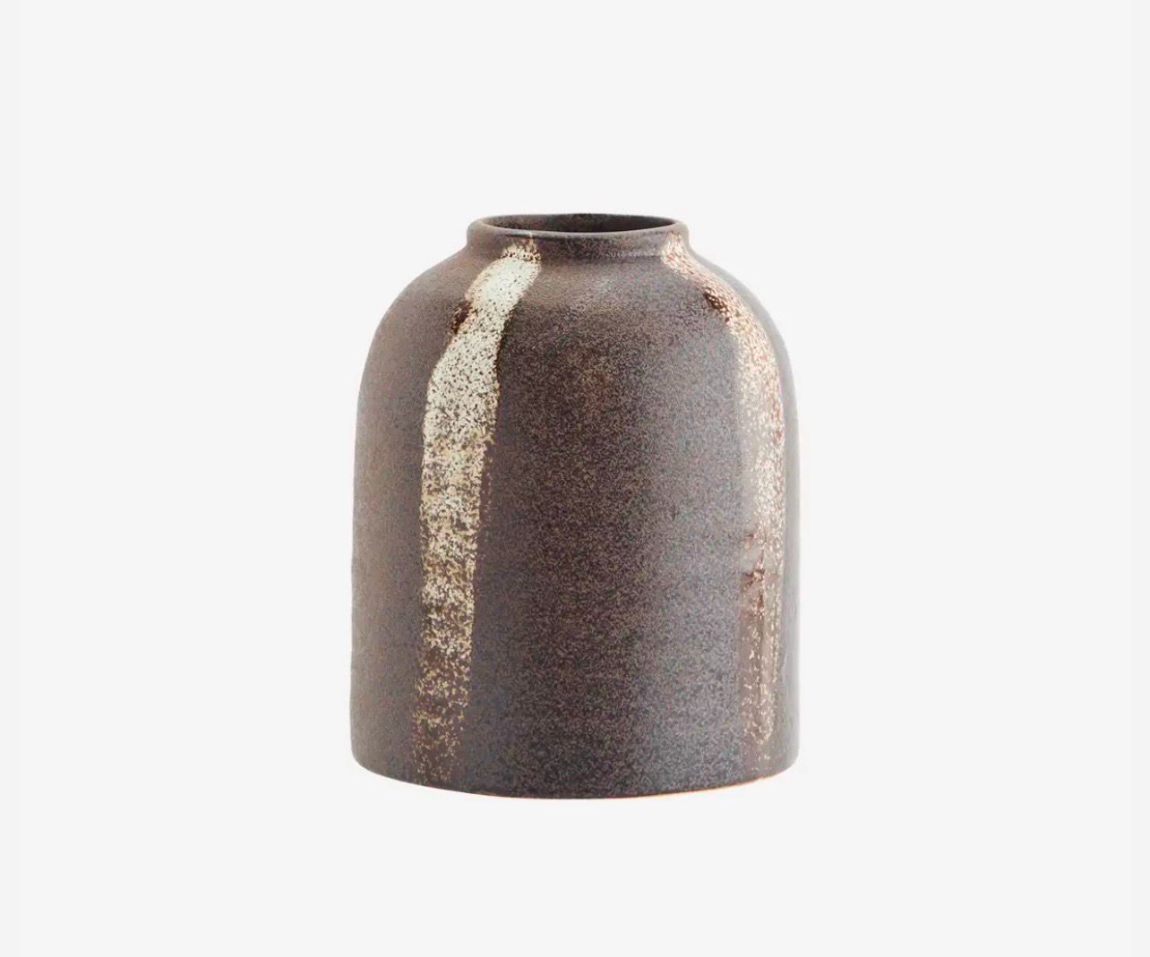 Striped Stoneware Vase