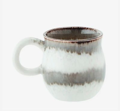 Judy Stoneware Mug grey/cream