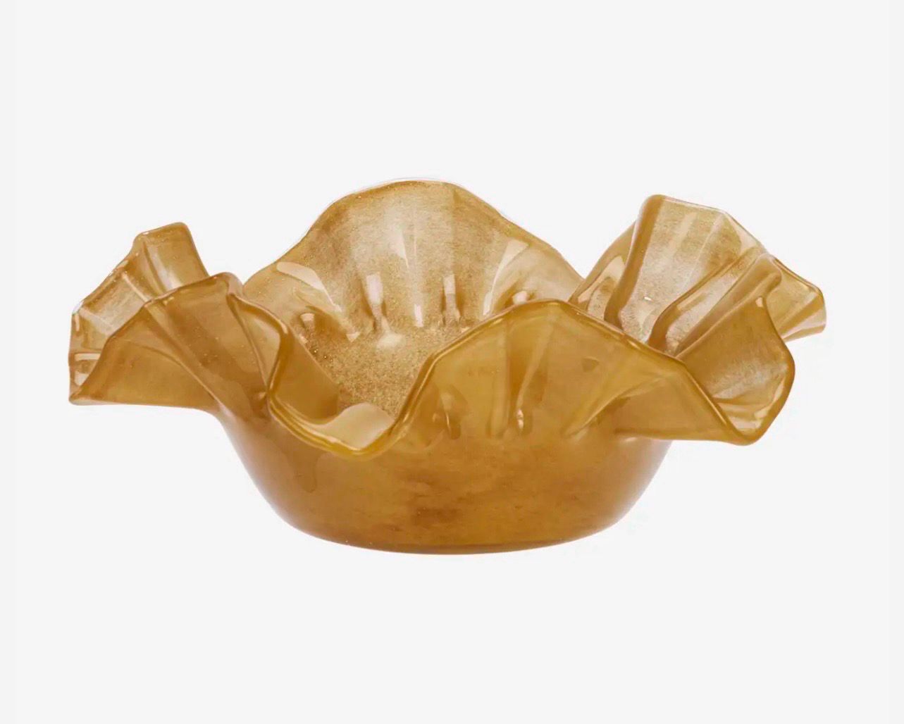 Glass Bowl Caramel