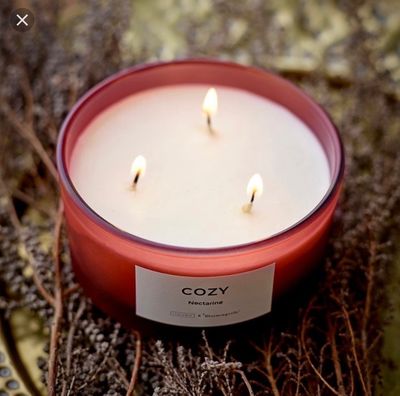 COZY Nectarine Scented Candle