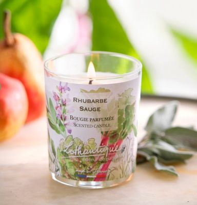 Scented Candle Rhubarb Sage