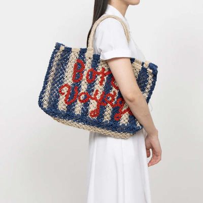 CuCu Handmade Jute Tote, Bon Voyage