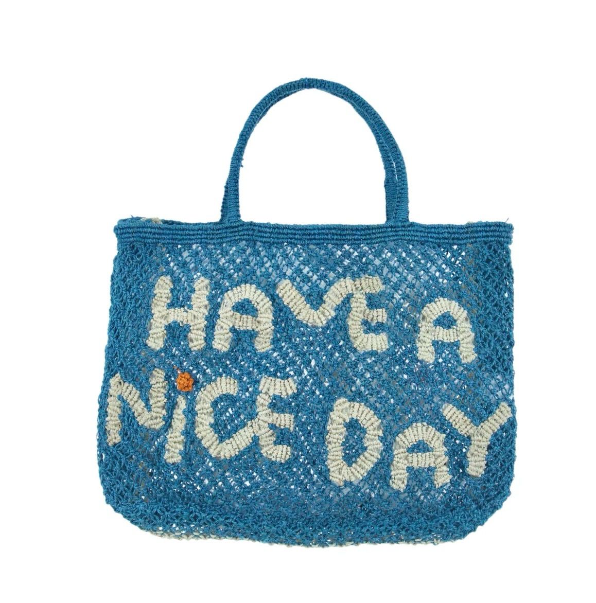 CuCu Handmade Jute Tote, Have a Nice Day