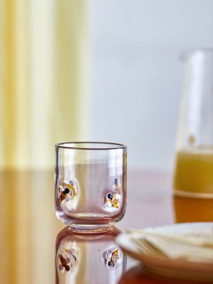 Buzz Drinking Glass Bee